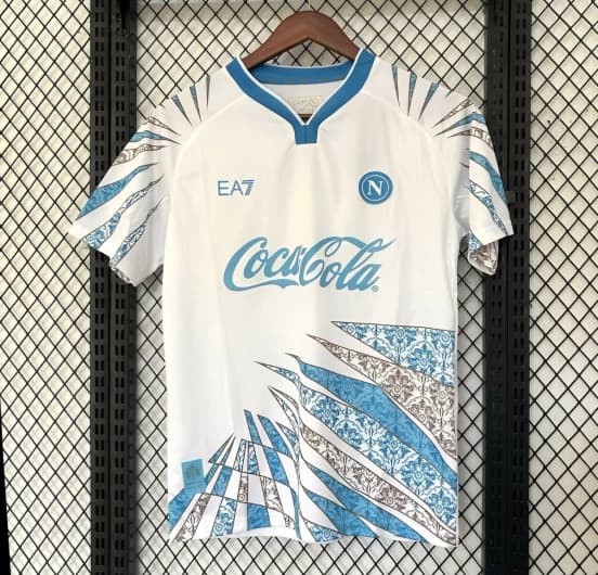 25/26 Napoli WHITE Pre-Match Jersey — SSC Napoli
