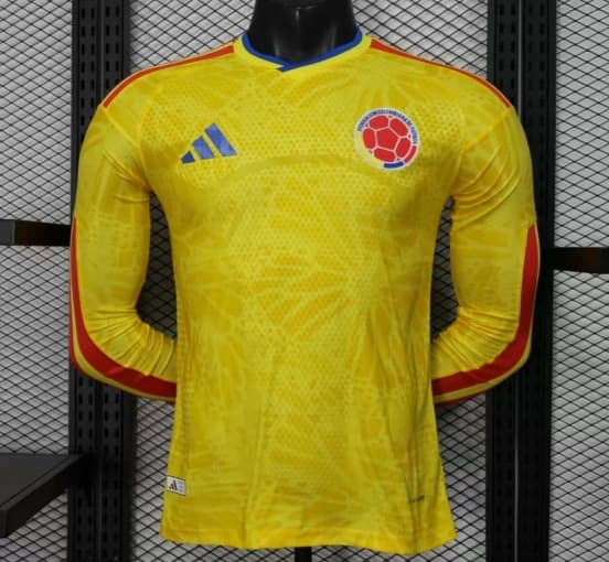 Player Version 2026 Colombia Home Long Sleeve Jersey — jersey