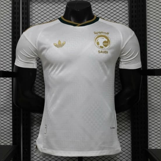 Player Version 26/27 Saudi Arabia White & Gold Home Jersey — Selección de fútbol de Arabia Saudita