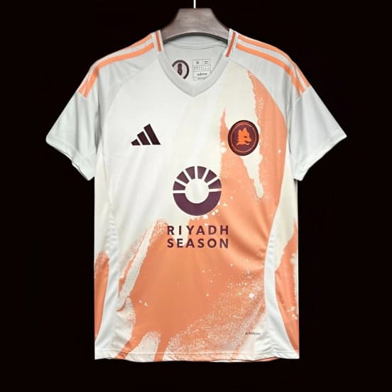 24/25 AS Roma Away White Jersey — Associazione Sportiva Roma