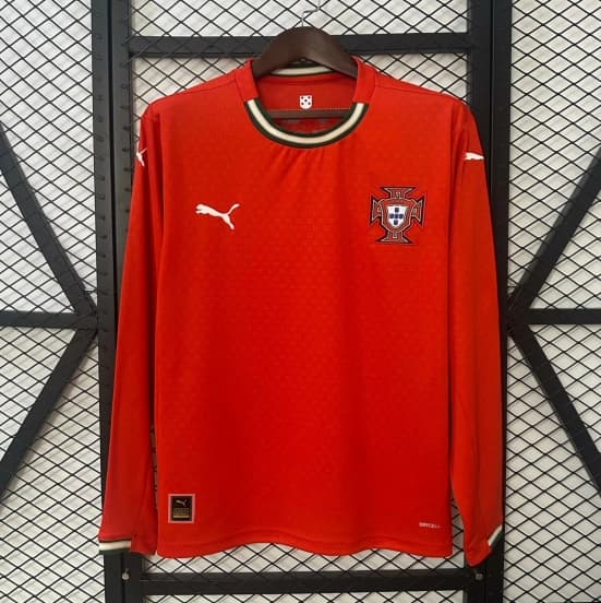 2025 Long Sleeve Portugal Home Jersey — jersey