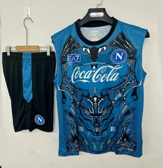 25/26 Napoli Blue Vest Jersey Blue+ Shorts — SSC Napoli