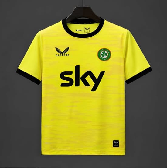 2026 Ireland Yellow Goalkeeper Jersey — Selección de fútbol de Irlanda