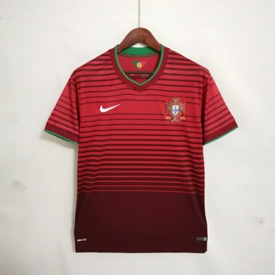 Retro 2014 Portugal Home Soccer Jersey — jersey