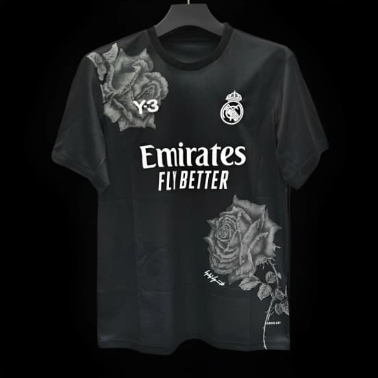 24/25 Real Madrid x Yamamoto Black Jersey — jersey