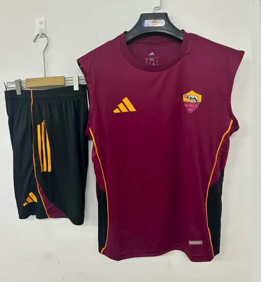 25/26 Roma Vest Jersey Red+ Shorts — Associazione Sportiva Roma