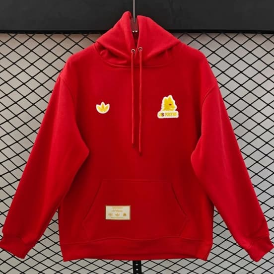 25/26 Roma Red Full Zipper Jackett-9 Colors — Associazione Sportiva Roma