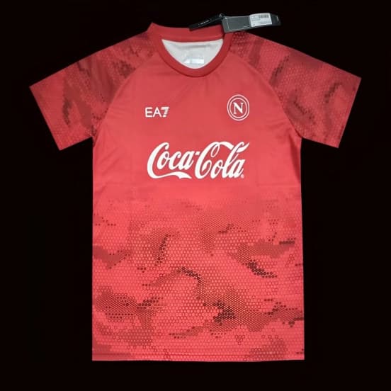 24/25 SSC Napoli Red Training Jersey — SSC Napoli