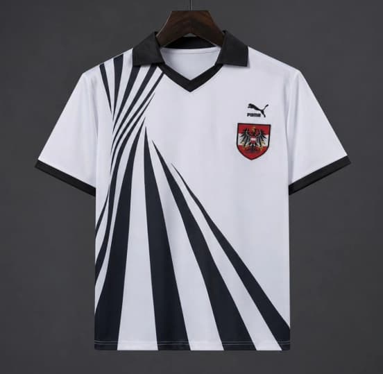 Retro 1990 Austria Home Jersey — Selección de fútbol de Austria