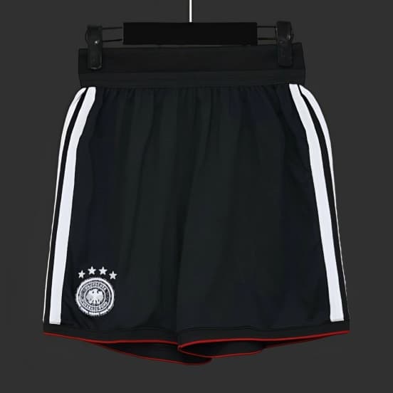 2026 Player Version Germany Black with White Stripes Shorts — Selección de fútbol de Alemania