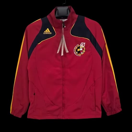 2026 Spain Vintage Adidas Red Full Zipper Windbreaker — Selección de fútbol de España