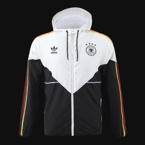 2024 Germany White/Black Windbreaker — Selección de fútbol de Alemania