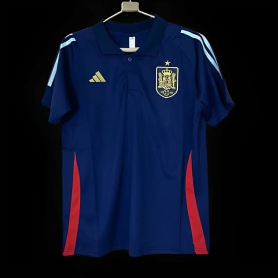 2024 Spain Navy POLO Jersey — Selección de fútbol de España