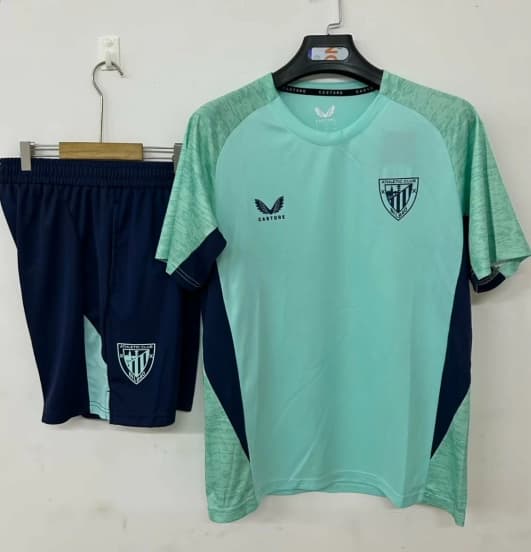 2526 Athletic Bilbao Training Jersey Mint Green+Shorts — Athletic Club