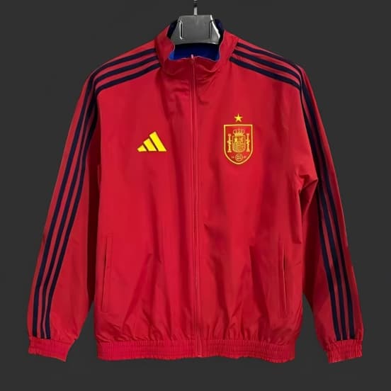 2026 Spain Home Red Full Zipper Windbreaker — Selección de fútbol de España