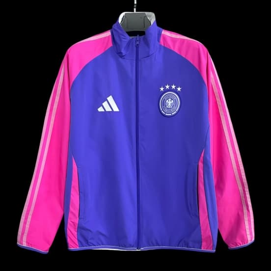 2026 Germany Purple/Blue Full Zipper Windbreaker — Selección de fútbol de Alemania