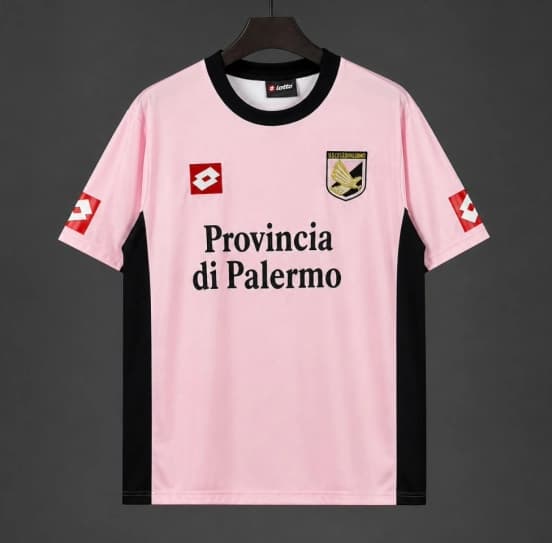 Retro 2004/06 U.S. Città di Palermo Pink & Black Home Jersey — Palermo Football Club